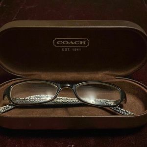 Coach prescription glasses and case